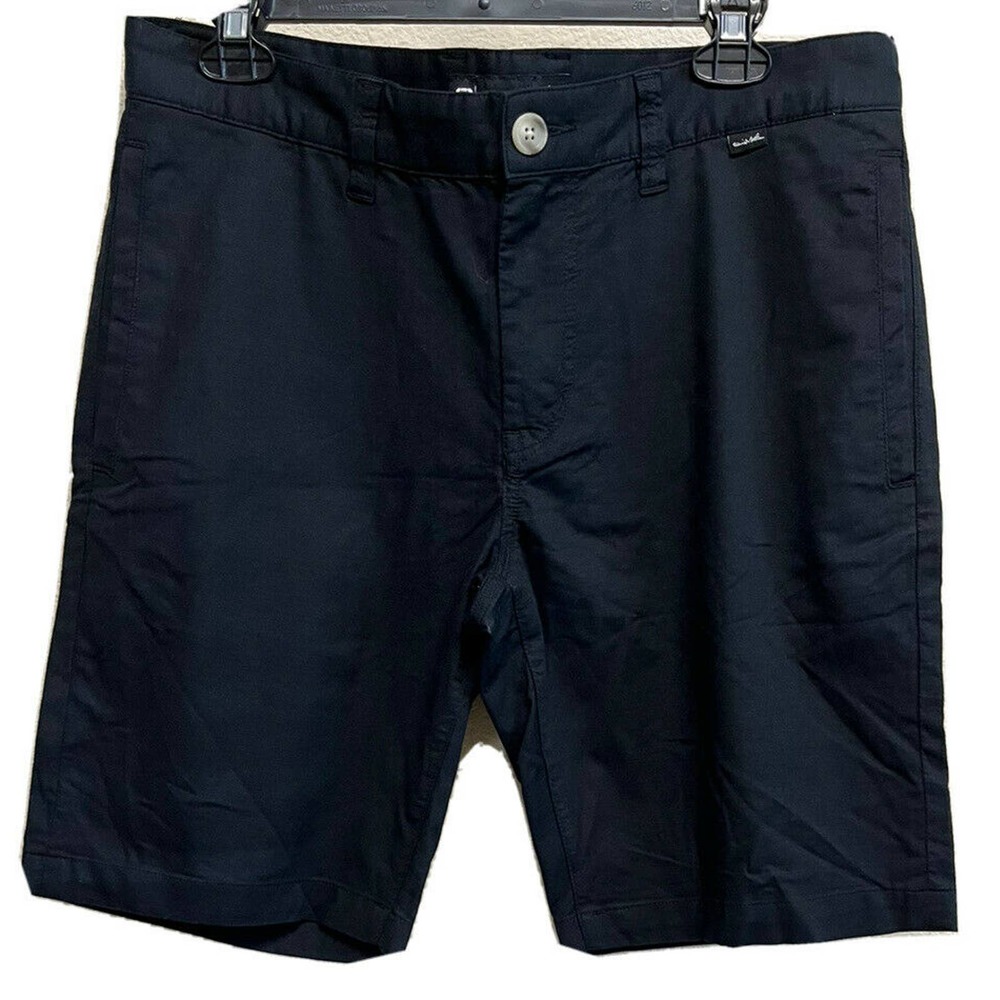 Travis Mathew Shorts Sz W33 Prestige Lifestyle Performance Black NEW
